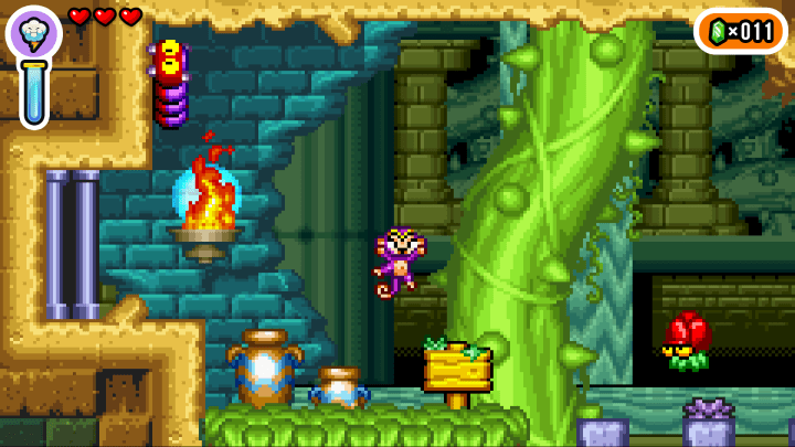 Shantae Advance: Risky Revolution monkey screenshot 