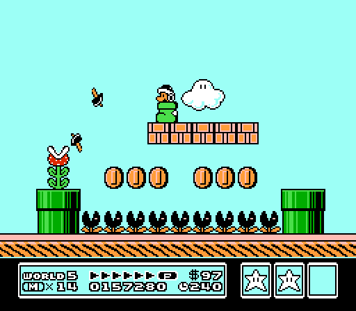 Super Mario Bros. 3 NES screenshot Kuribo Shoe