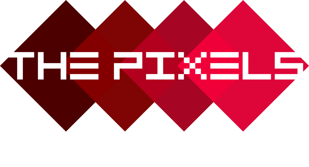 The Pixels logo with tagline: Elemental Video Game Critiques.