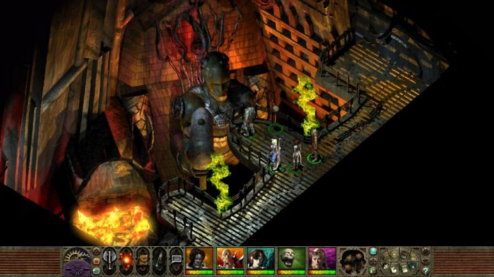 Screenshot of Planescape's game world and general aesthetic